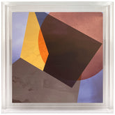 Essentially Minimal II - High Resolution Giclee Printed Canvas Framed in Contemporary Clear Acrylic Frame